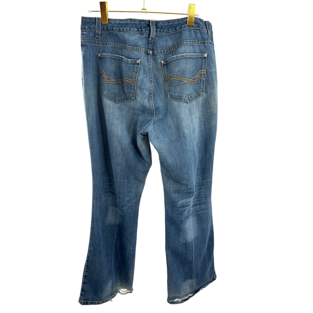 Nine West Vintage America Bootcut Jeans Women's 16/33W Denim Blue Boho - Picture 5 of 10